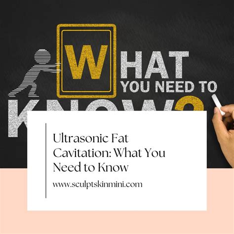 What to Know About Ultrasonic Cavitation .